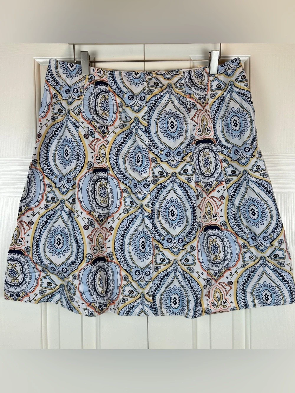 Ann Taylor Loft Paisley Mini Skirt